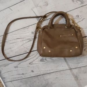 Olivia + Joy New York Tan Faux Vegan Leather Purse